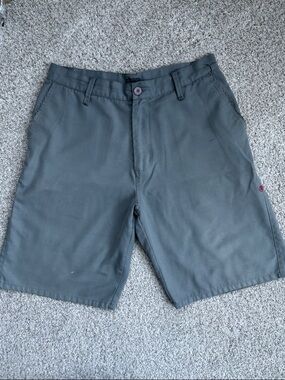 Hurley Gray Men's Flat Front Shorts